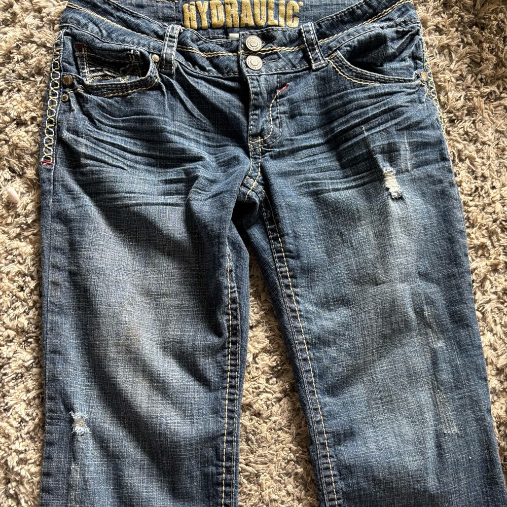 Hydraulic jeans 
Size 7 junior
Great condition!